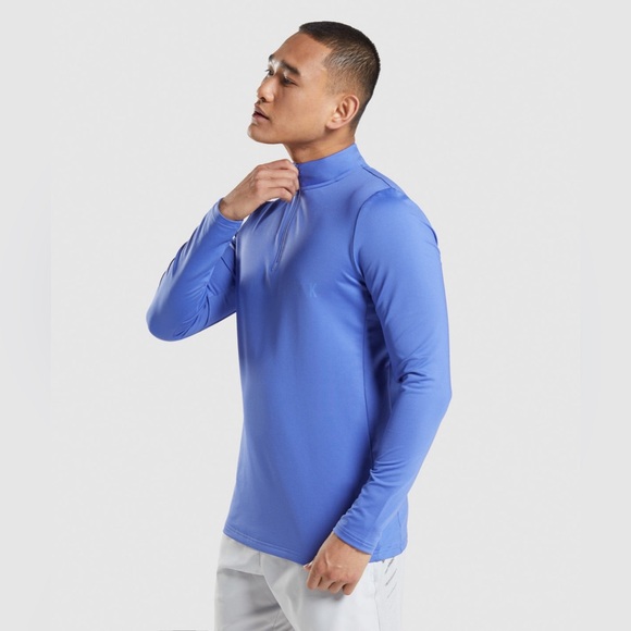 <3 Gymshark Sport Stripe 1/4 Zip - Picture 3 of 8